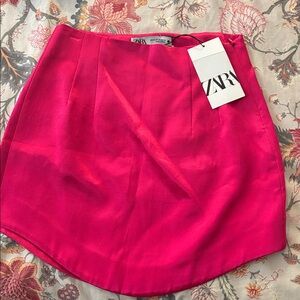 Zara Fuchsia A-Line Skirt